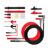 P1300C + 12-en-1 Super Multimètre Sonde Remplaçable Probe Pince Multi Mètre Test Kits de Plomb + Pinces Alligator
