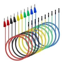 P1530 10 pièces tête femelle Dupont Jumper fil à 4 mm empilable Banana Plug pour kit de bricolage PCB planche à pain