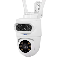 P169 KERUI Outdoor 10MP 5K HD Dual Lens WiFi IP Camera Tuya Smart PTZ Wireless Home Security CCTV Video Surveillance Hum