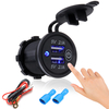 P2-S Touch Switch 2.1A + 2.1A Dual USB Chargeur Modifié Motorisé Téléphone Mobile 12-24V