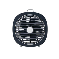 P22 USB Ventilateur De Charge Retro Night Light Ventilateur Bureau Mute Desktop Rotation Wind Shield