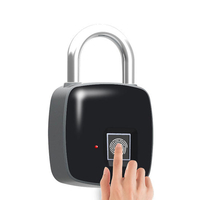 P3 Serrure de porte intelligente dempreintes digitales Cadenas Coffre-fort USB de chargement étanche Serrure anti-v