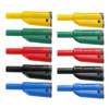 P3005 Multimètre Test Sonde Connecteur Rouge Noir Jaune Vert Bleu Chaque 2 pour 1 Set