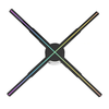 P56 Naked Eye 3D HD Fan Holographic Projector 3D Holographic Projector Remote Advertising Display Support Picture Video