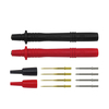 P8001 2 pcs Multimètre Test Sonde Remplaçable aiguilles dorées Sondes de Test Pour Multimètre