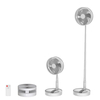 P9S Mini ventilateur extensible pliable USB ventilateur sur pied portable rechargeable avec télécommande intégrée 7200mA
