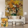 Pag décoration murale rouleau fenêtre rideau volets imprimé fleur d