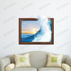 PAG STICKER 3D Stickers Muraux Ocean Wave Sea Wall Sticker Home Wall Decor Cadeau