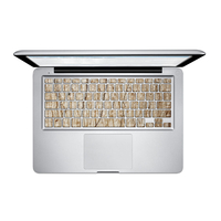 PAG Wall Colored Glaze Macbook Keyboard amovible sans bulle autocollant autocollant pour Macbook Pro 13 15 pouces