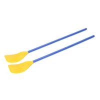 Pagaies détachables de bateau assemblez renforcé ABS pour le radeau gonflable de pêche en canot kayak de canoë