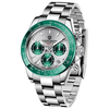 PAGANI 1644 calendrier hommes mode montre bracelet en acier complet montre à quartz