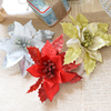 Paillettes de Noël Creux Fleur Décoration Fleurs artificielles pour les arbres de Noël Nouvel An