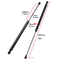 Pair 500mm 300N Universal Car Gas Struts Spring Kit For Car Boat
