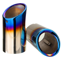 Pair Bluing silencieux échappement Tuyau d