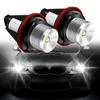 Pair Car Angel Eye Light Front Headlights 6500-7000K for BMW 5 6 Series E83 X3 2006-2007E53 X5 2000-2006