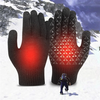 Pair Motorcycle Electric Heated Gloves Thickened Warm Full Finger USB Heating Electric Heating Gloves Students Internet