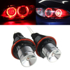 Pair Red Angel Eyes LED Lumières Anneau Marqueur Xenon Caché Pour BMW E39 E60 E53 E65