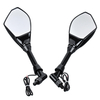 Paire 10mm / 8mm Moto LED Rétroviseurs Clignotants Intégré Feu Indicateur Arrière