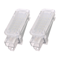 Paire 12 V 18 LED Lumière De Porte De Voiture Blanc Pied Nid Lumières Lampe De Porte De Courtoisie pour Audi A3 A4 A6 A8