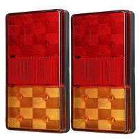 Paire 12V 8 LED Feux clignotants Feu stop indicateur pour remorque 4WD 4X4 Camper Ute