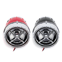 Paire 12V moto lecteur MP3 haut-parleur APP alarme de contrôle radio FM avec fonction bluetooth