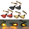 Paire 12v universelle moto ambre LED voyant clignotant voyant lumineux