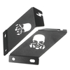Paire 20 pouces-22 pouces LED supports de montage de capot de cadre de lumière de travail pour Jeep Wrangler 07-16