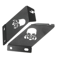 Paire 20 pouces-22 pouces LED supports de montage de capot de cadre de lumière de travail pour Jeep Wrangler 07-16