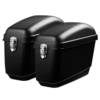 Paire 30L Sac à Bagages Latéraux Tronc Rigide Sacoches Selle Moto Sacoches Box Cruiser Universel