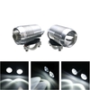 Paire 30W DC 12-60V phare de la moto U2 LED conduit de phare antibrouillard + commutateur haut / bas faisceau