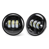 Paire 4 pouces 30W 6000K LED phares inondation brouillard passant lumière blanche lampe adaptée pour Harley