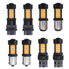 Paire 447LM 4.4W Ambre LED Feux de recul inverseurs de voiture Lampe ampoule 3157 7443 1156 1157 2835