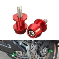 Paire 8mm Swing Arm Spools Sliders Vis en aluminium CNC pour YAMAHA / HONDA / BMW