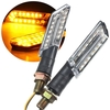 Paire ambre LED tour de signal moto témoin de la lampe de lumière de lumière