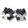 Paire assortie de bloc de v de paire appariée de bloc de v 7/16 à 13/16 outils de tour de machine de précision de 90 deg
