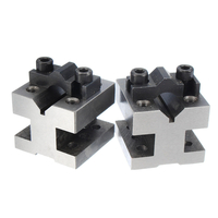 Paire assortie de bloc de v de paire appariée de bloc de v 7/16 à 13/16 outils de tour de machine de précision de 90 deg