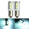 Paire Blanc BAX9S 150 ° H6W 10SMD Ampoules Latérales Erreur Canbus pour BMW Série 3 F30 F31