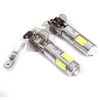 Paire DC 9V-30V 7.5W 6000 K H3 LED COB Phares Antibrouillard De Voiture Feux de jour Lampe Ampoule