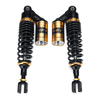 Paire de 15 "suspension damortisseur dair arrière de moto de 380mm pour Honda Yamaha