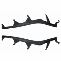 Paire de bandes de cache-phares supérieures pour BMW E46 325i 2002-2005