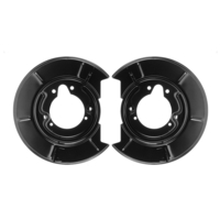 Paire de cache-poussière de bouclier de disque de frein arrière pour BMW E30 E36 Compact Z3