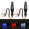 Paire de clignotants universels de moto LED indicateur DRL frein Flash lampe