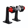 Paire de feux clignotants latéraux LED 12V / 24V rouge blanc pour camion de voiture camion remorque van