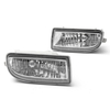 Paire de feux de brouillard de conduite avant de voiture claire avec 9006 ampoules 55W pour Toyota Land Cruiser 1998-200