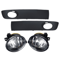 Paire de feux de brouillard de pare-chocs avant de voiture avec couvercle de grilles pour VW Transporter Caravelle 2009-
