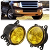 Paire de feux de brouillard de voiture avec lampe LED 12W jaune pour Gué / Honda / Acura / Nissan / Suzuki