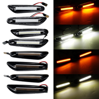 Paire de feux de clignotant latéraux à LED Blanc / Jaune Paire Pour BMW E46 E60 E82 E90 E92 E93
