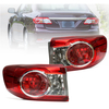 Paire de feux de freinage arrière de voiture rouge arrière pour Toyota Corolla 2011-2013