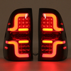 Paire de feux de freinage arrière LED arrière noir pour Toyota Hilux Revo SR5 M70 2015-Up