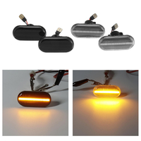 Paire de feux de position latéraux LED répéteurs allumer des feux jaune pour Renault Nissan Opel Smart